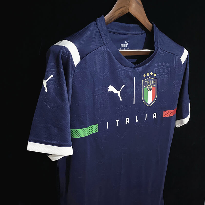 Player Version 2020 Euro Italy Soccer Jersey 