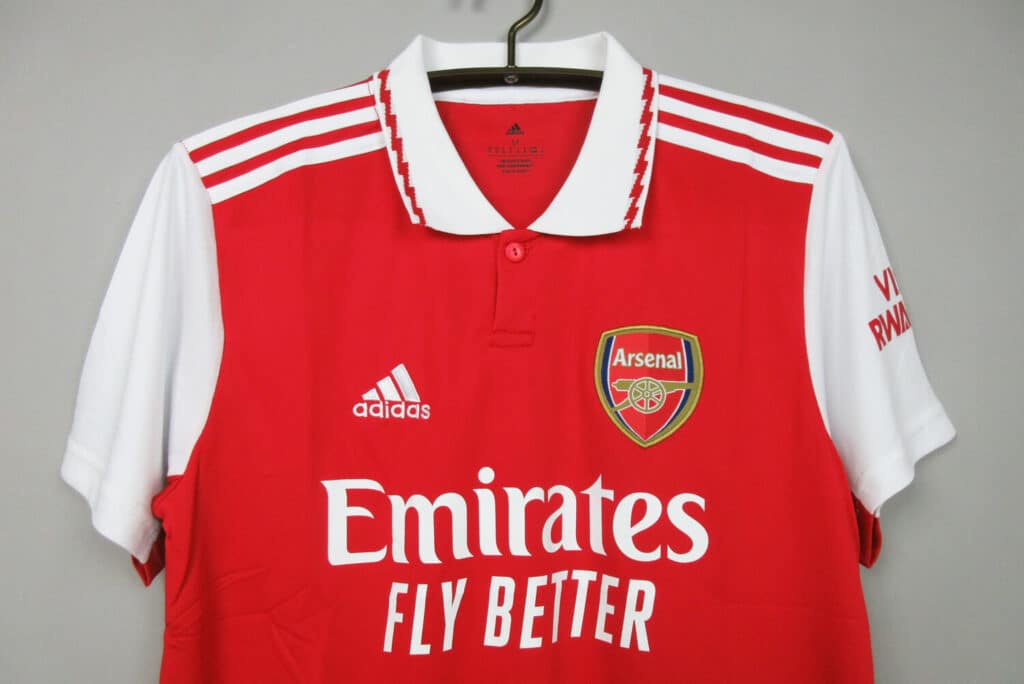 The Newkits | Buy Arsenal 22/23 Home Kit Fan Version | Football Jersey