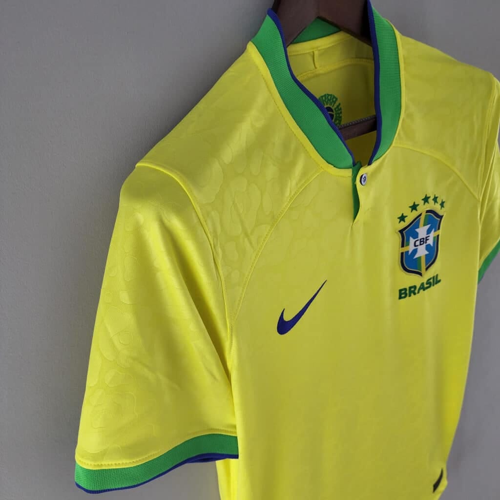 Brazil 22/23 Wolrd Cup Home Kit – Fan Version