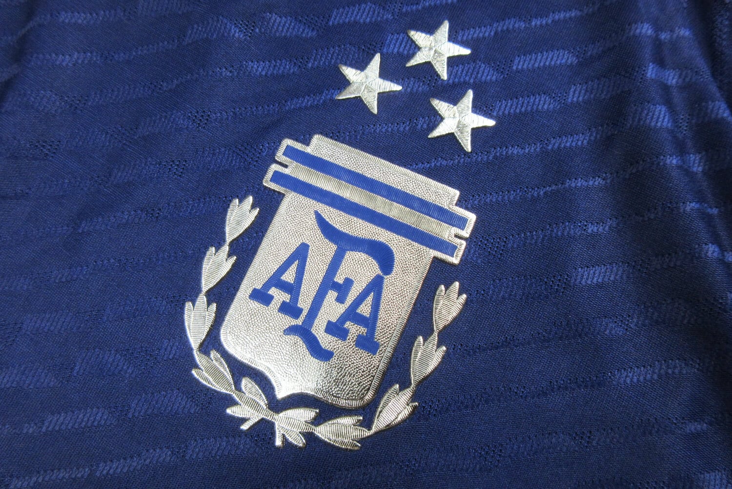 Argentina 2022 (Away) Three Stars + World Cup Champion Badge – Boutique  Soccer
