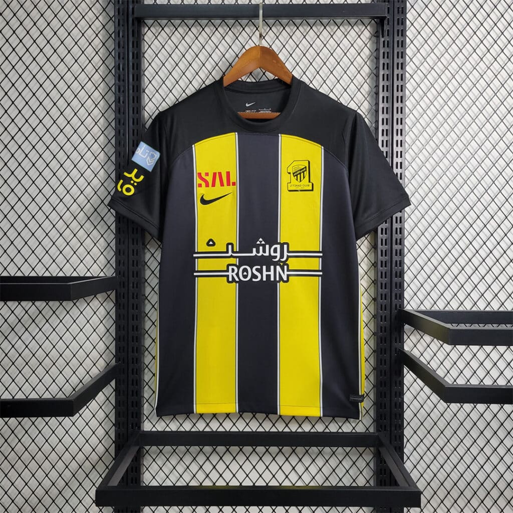Al-Ittihad Club 23/24 Home Kit – Fan Version