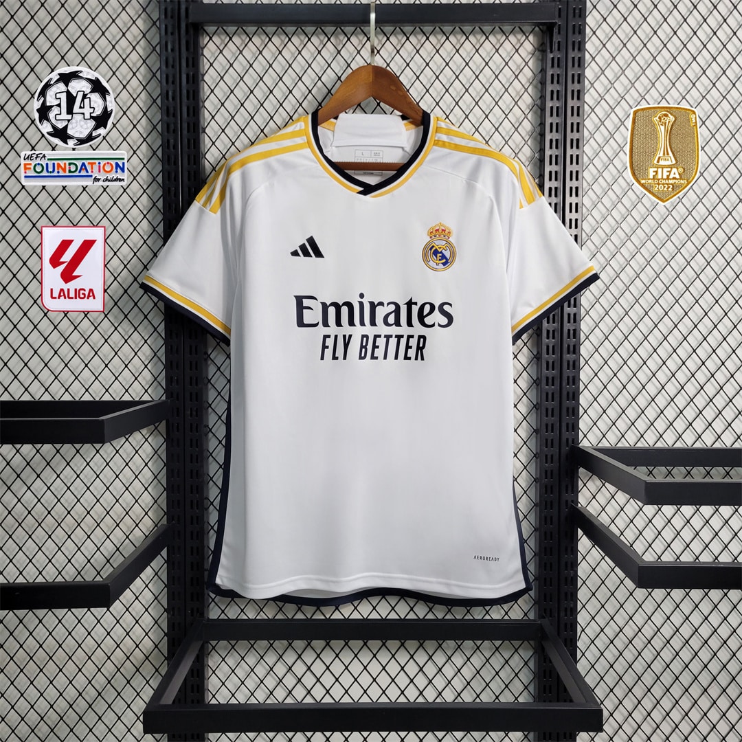 The Newkits | Buy Real Madrid 23/24 Home Kit | Football Jersey
