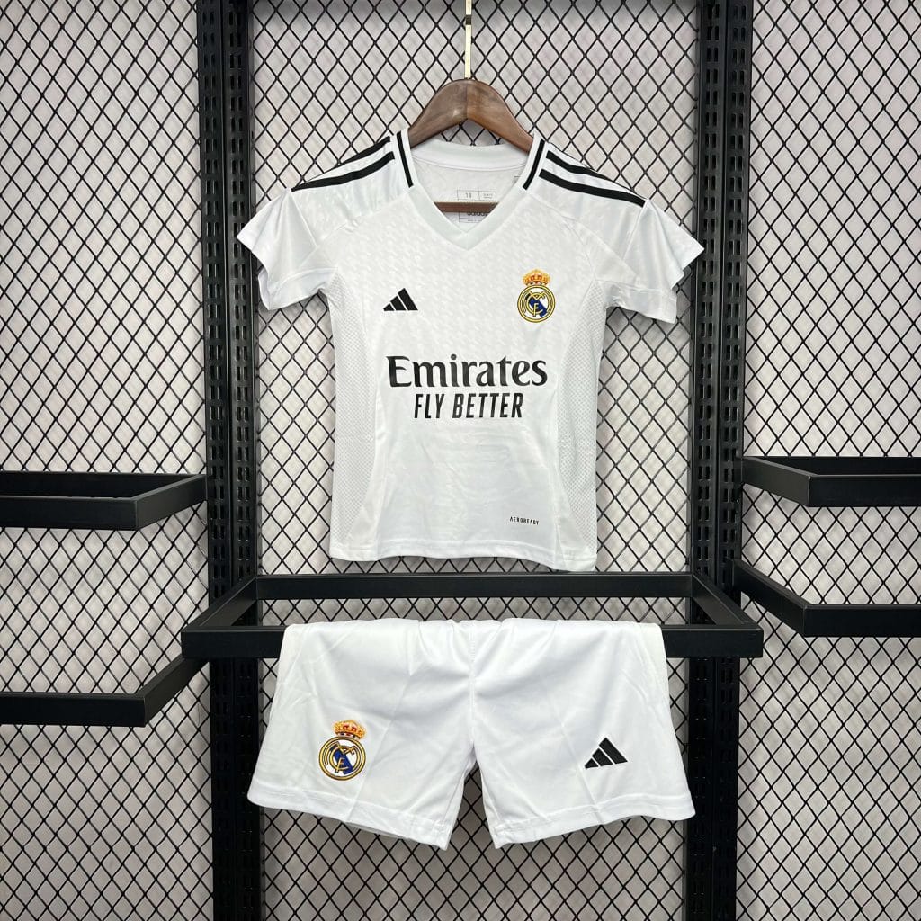 Real Madrid 24/25 Home Kit – Kids Kit