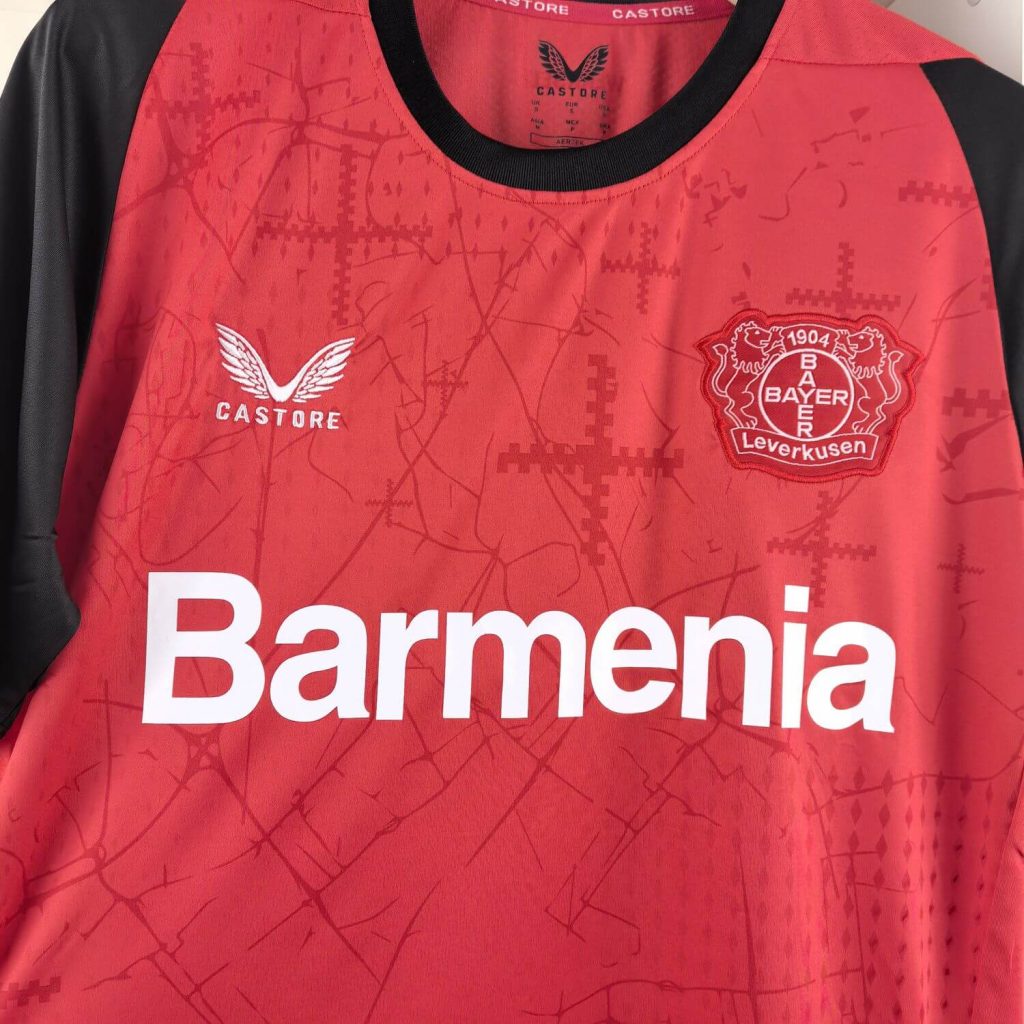 Bayer Leverkusen 24/25 Home kit – Fan Version