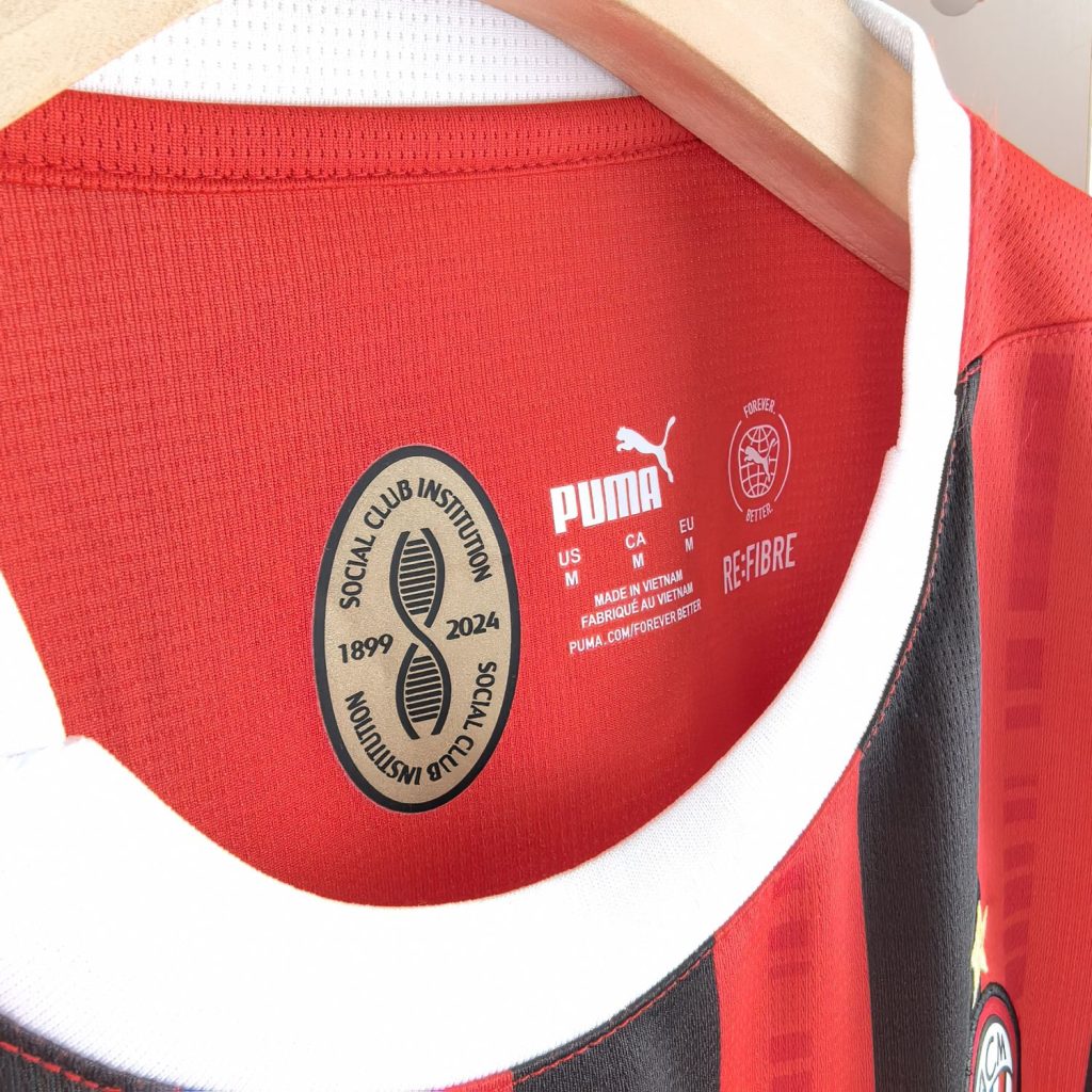 AC Milan 24/25 Home Kit – Fan Version