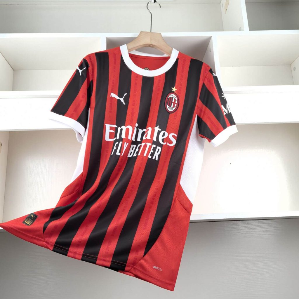 AC Milan 24/25 Home Kit – Fan Version