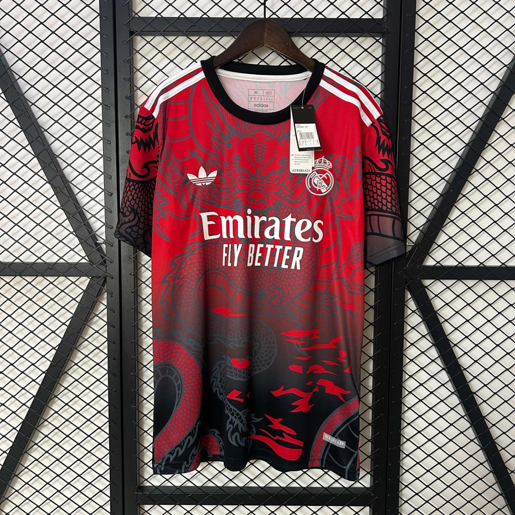 Real Madrid 24/25 Red Dragon Kit – Fan Version