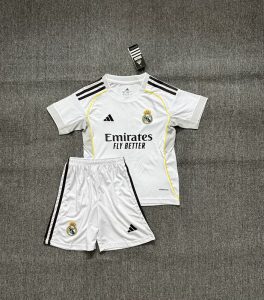 Real Madrid 25/26 Home Kit – Kids Kit