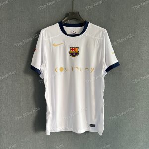 FC Barcelona 2025 White Coldplay Kit - Fan Version