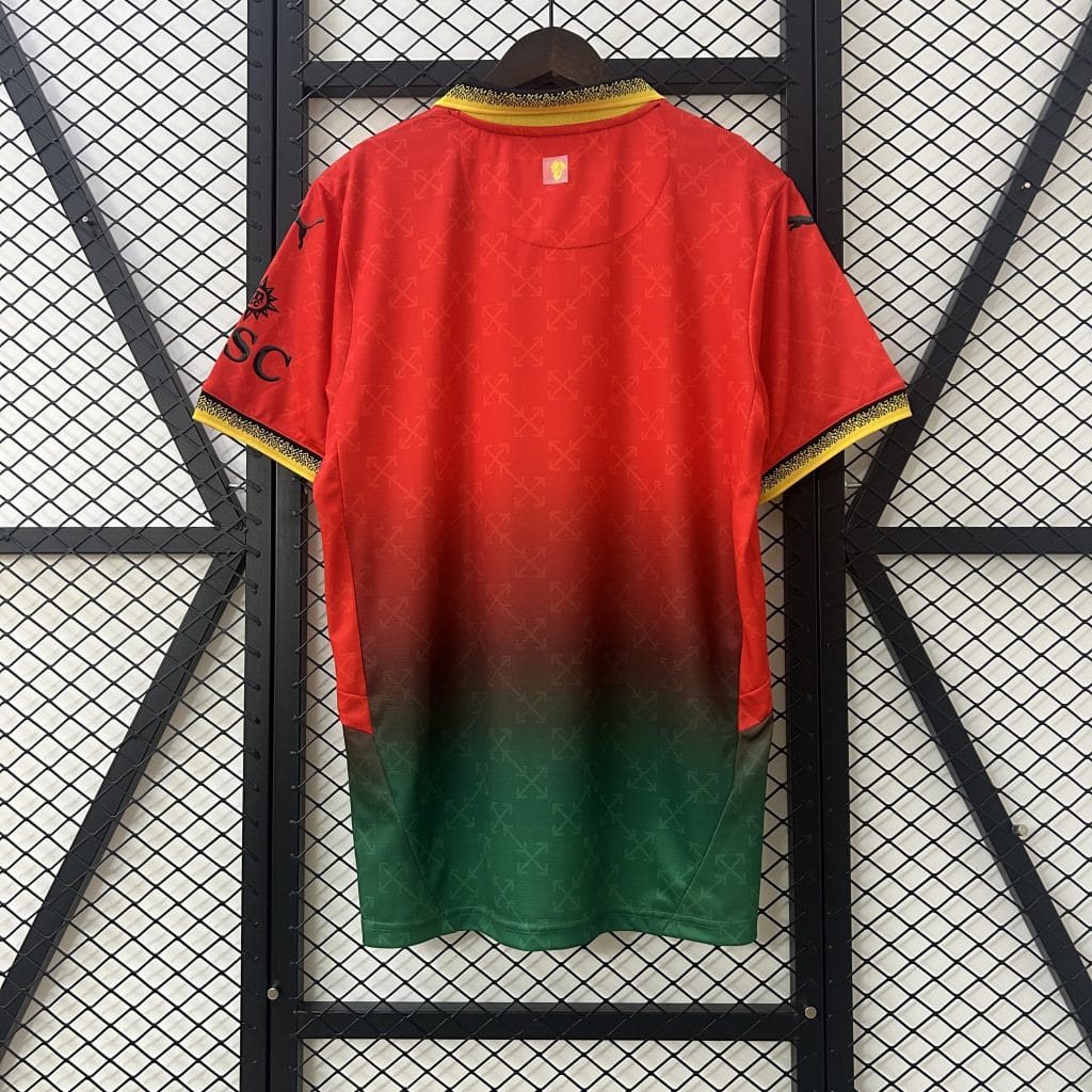 AC Milan 25/26 Off White kit Red – Fan Version