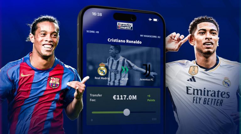 New Transfermarkt quiz app – Guess the transfer fees of today’s stars and yesterday’s legends