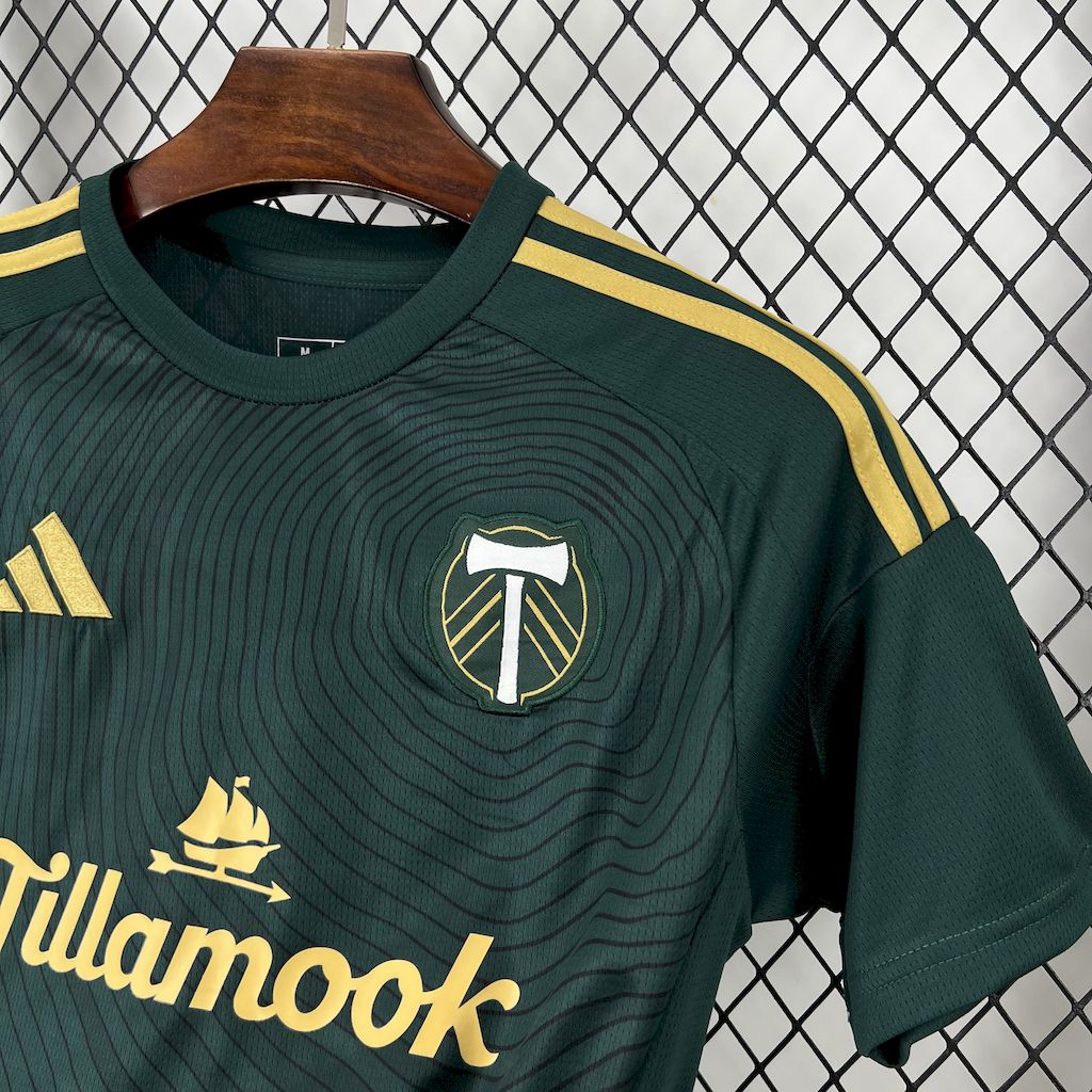 Soccer Timbers 2021 Kit Portland Timbers Jersey 2025/26 Home