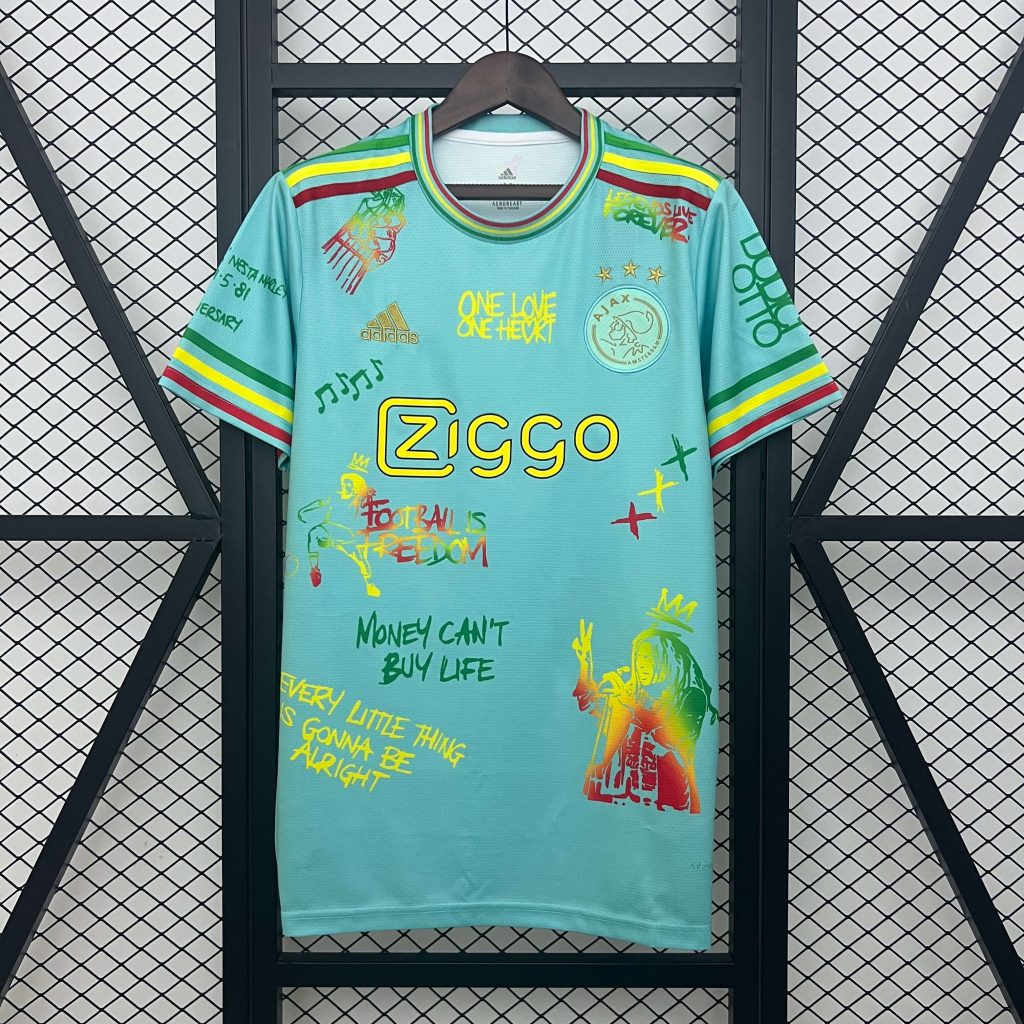 Ajax Bob Marley Jersey 2025/26 – Fan Version