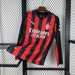 AC Milan 25/26 Home Kit LS - Fan Version