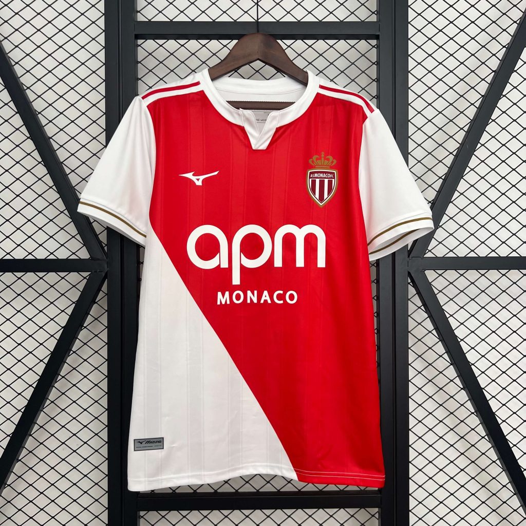 AS Monaco 25/26 Home Kit – Fan Version