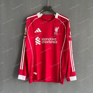 Liverpool 25/26 Home Kit LS – Player Version