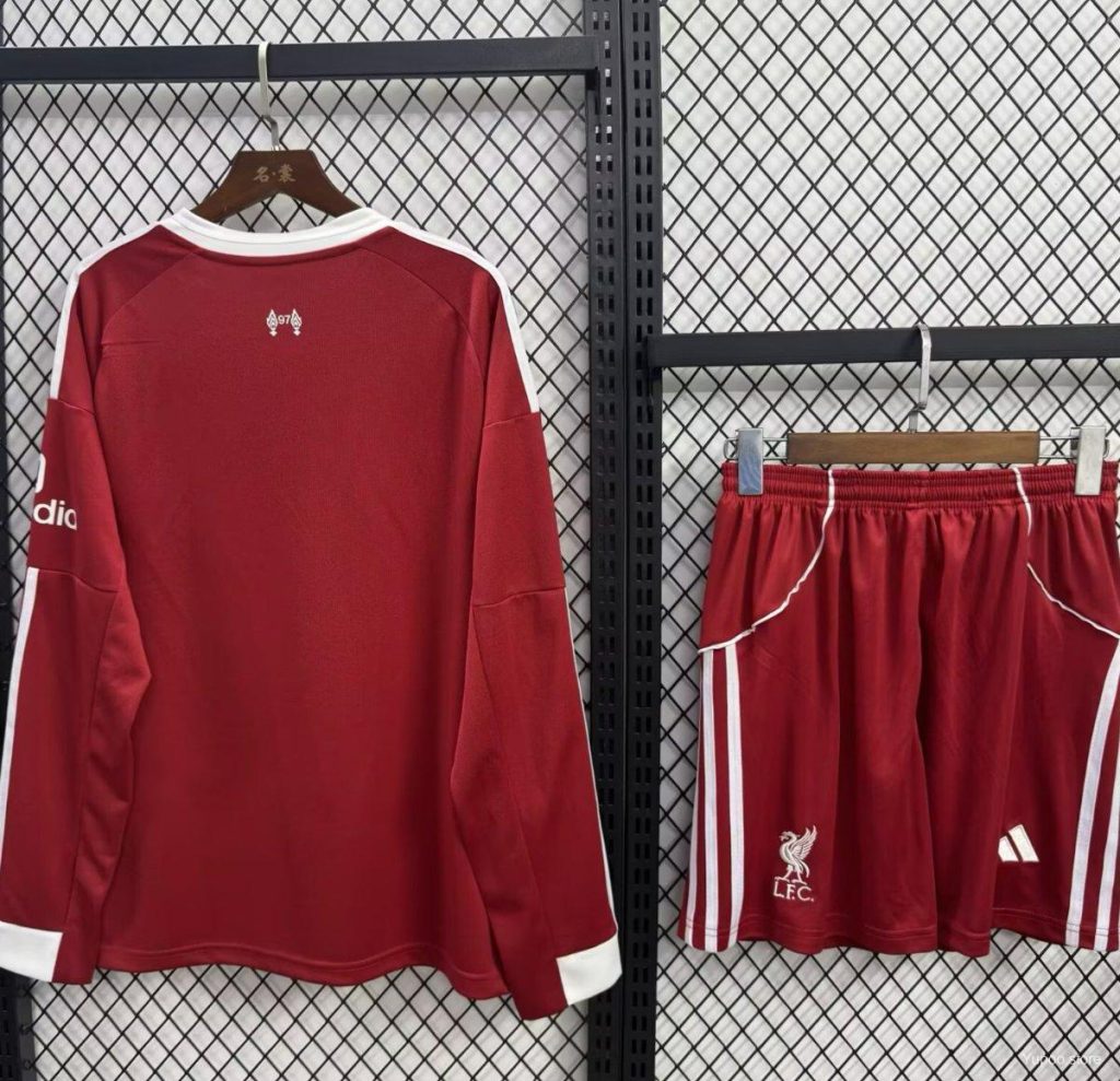 Liverpool 2025/26 Home Kit LS – Kids