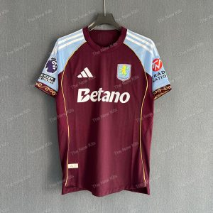 Aston Villa 25/26 Home Kit - Player Version