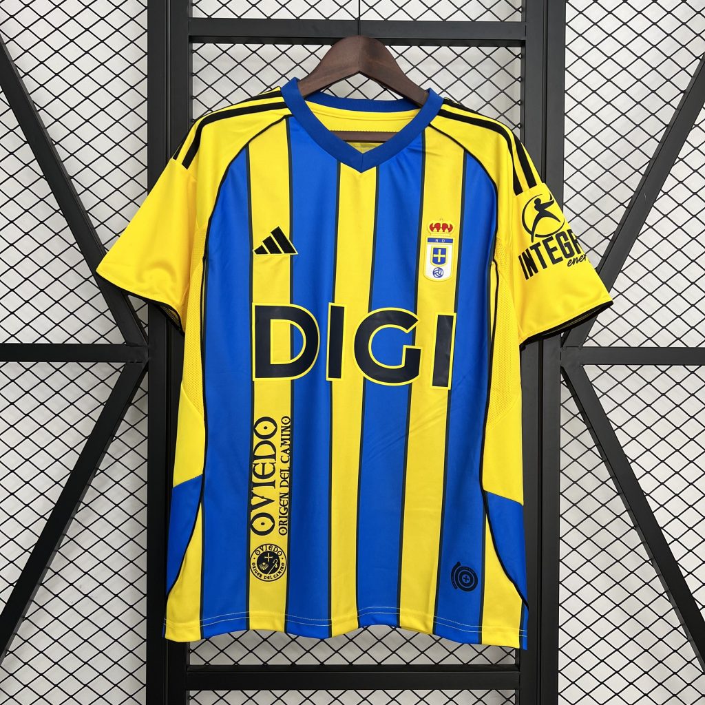 Real Oviedo 25/26 Home Kit – Fan Version