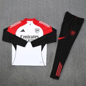 Arsenal White/Red 25/26 Training Suit