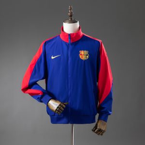 FC Barcelona Deep Royal Blue & Noble Red Jacket